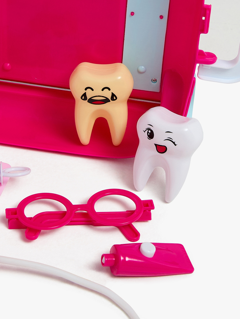 Cloudberry Castle Lääkärinlaukku Hammaslääkäri, Vaaleanpunainen