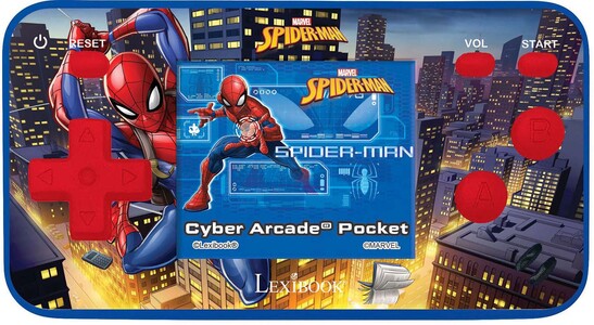 Marvel Spider-Man Cyber Arcade Pocket Pelikonsoli 150 Peliä