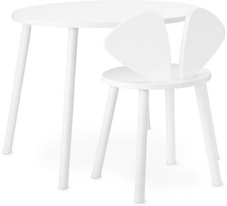 Nofred Mouse Pöytä Ja Tuoli, Valkoinen
