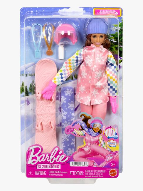 Barbie Deluxe Career Nukke Snowboarder