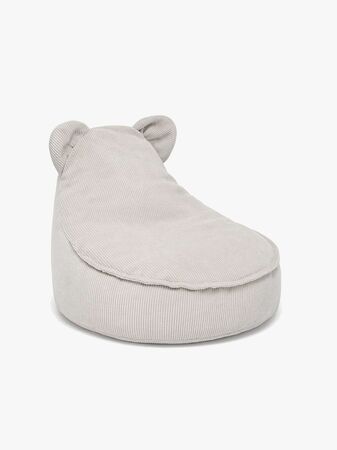 Meowbaby Slimcord Säkkituoli Teddy, Grey