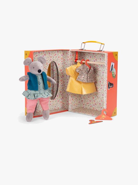 Moulin Roty Matkavaatekaappi + Nukke Nini