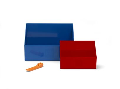 LEGO Säilytyslaatikot 2-Pack, Bright Blue
