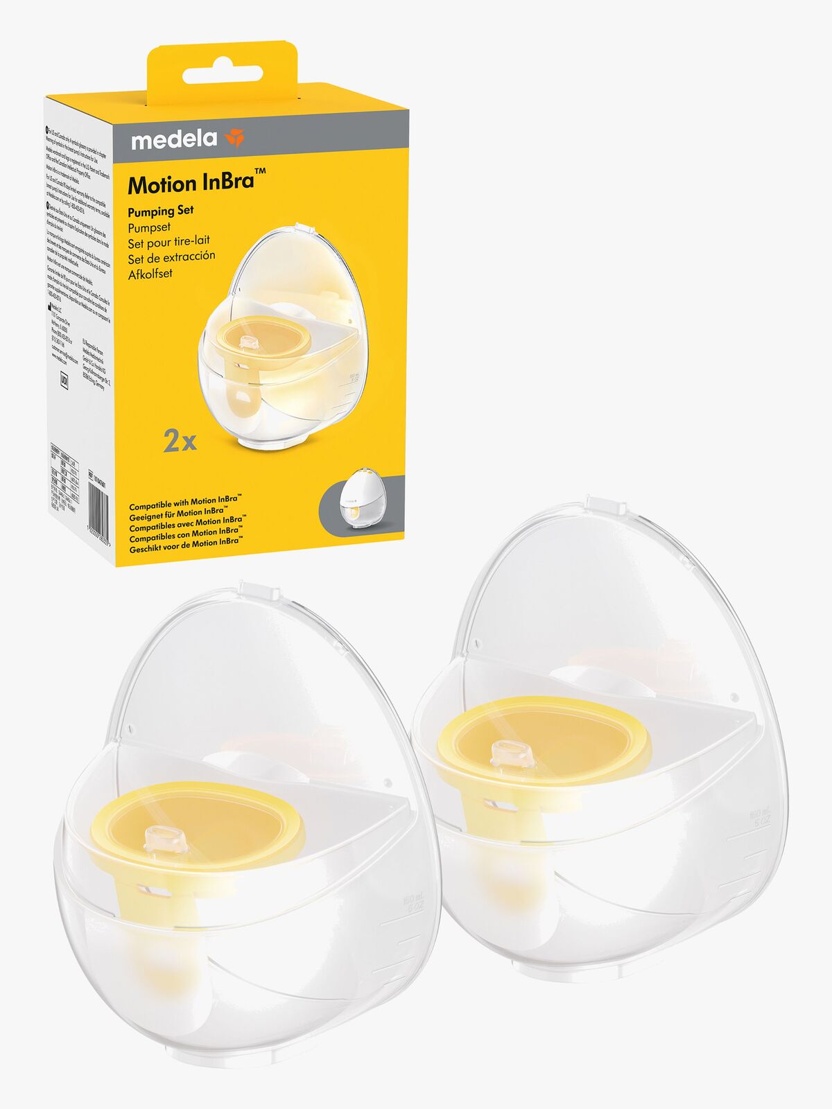 Medela Motion InBra Pumppusarja Double 24 mm 2-pack