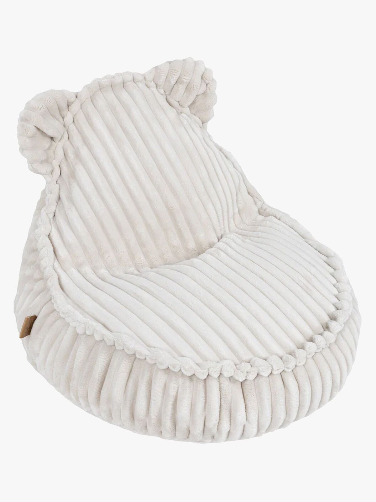 Meowbaby Churros Säkkituoli Teddy, Cotton Candy White