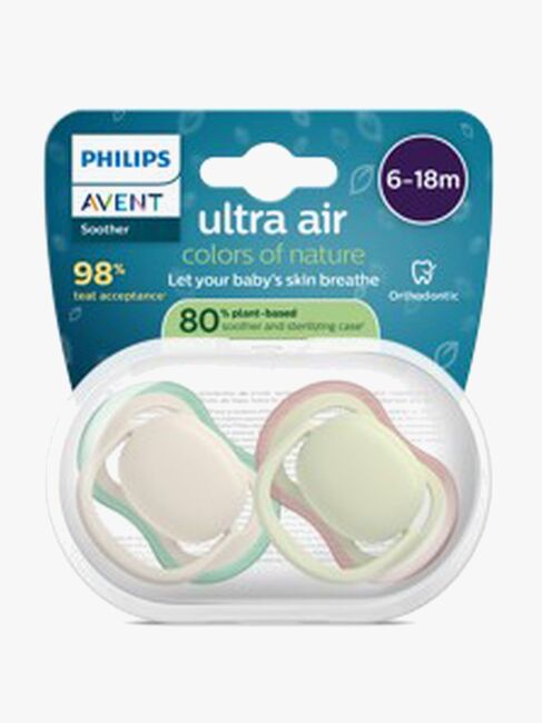Philips Avent Ultra Air Tutti 6–18 kk 2-pack, Beige/Vaaleanvihreä
