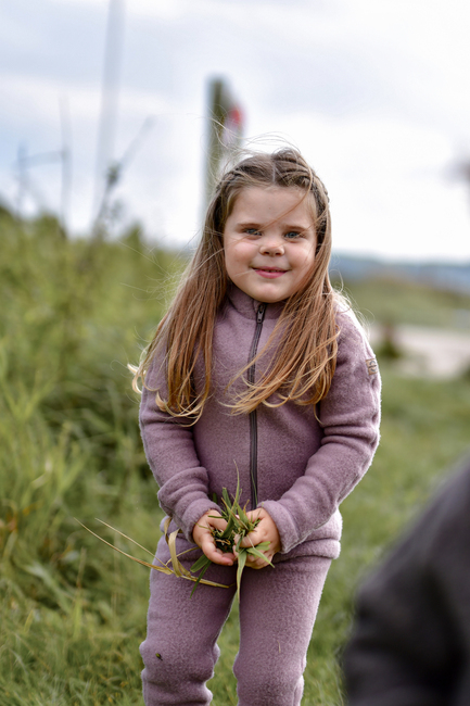 Mikk-Line Vauvan Fleecetakki Merinovilla, Twilight Mauve