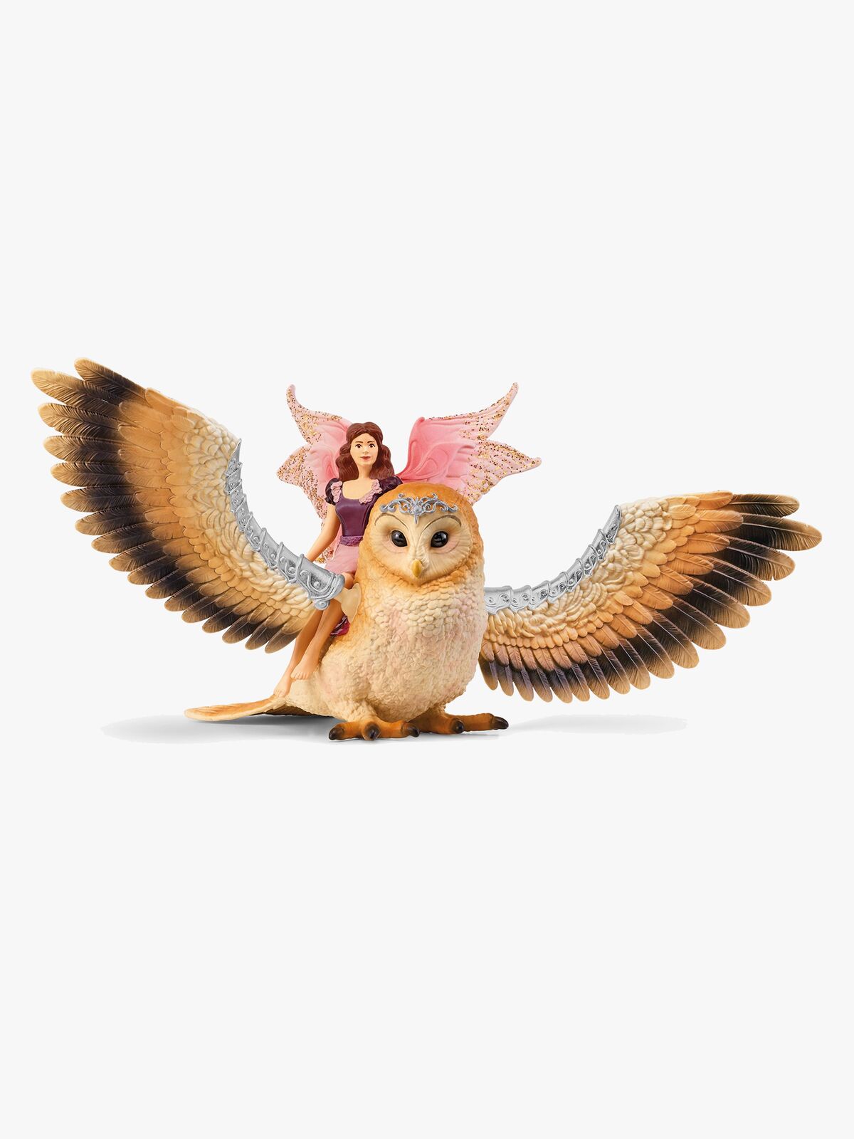 Schleich 70789 Fairy in Flight on Glam Owl