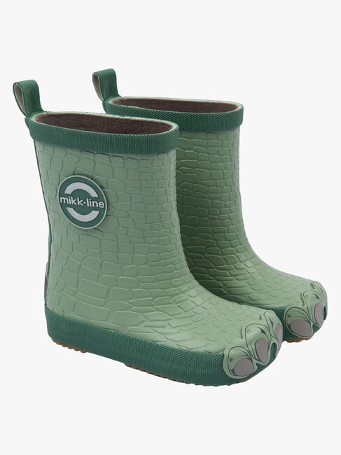 Mikk-Line Barefoot Dragon Kumisaappaat, Green Milieu