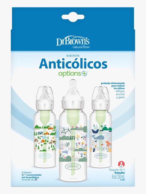 Dr. Brown NarrowNeck Options+ Tuttipullot 250 ml 3-pack, Landscape