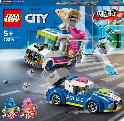 LEGO City Police 60314 Poliisin Takaa-ajama Jäätelöauto