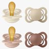 BIBS Supreme Tutti 4-pack Silikoni Koko 1, Ivory/Vanilla/Blush/Woodchuck