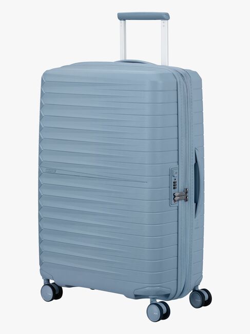 American Tourister FastForward Spinner Matkalaukku 67-77L, Steel Blue