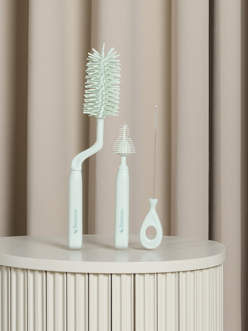 Beemoo CARE Pulloharjat Tuttipulloille, Soft Green