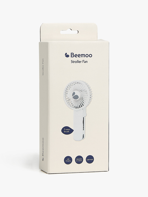 Beemoo Clip-on Vaunutuuletin, White