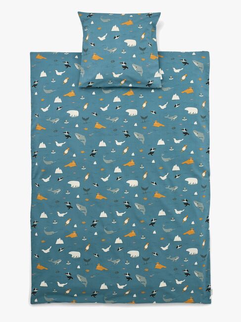 LIEWOOD Carmen Baby Pussilakanasetti 70x100, Arctic Sea/Ocean View