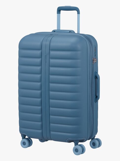 American Tourister Neovibe Spinner Matkalaukku 66-74L, Steel Blue