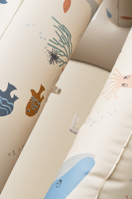 LIEWOOD Hadleia Printed Kahluuallas + Kuomu, Sea Creature/Sandy