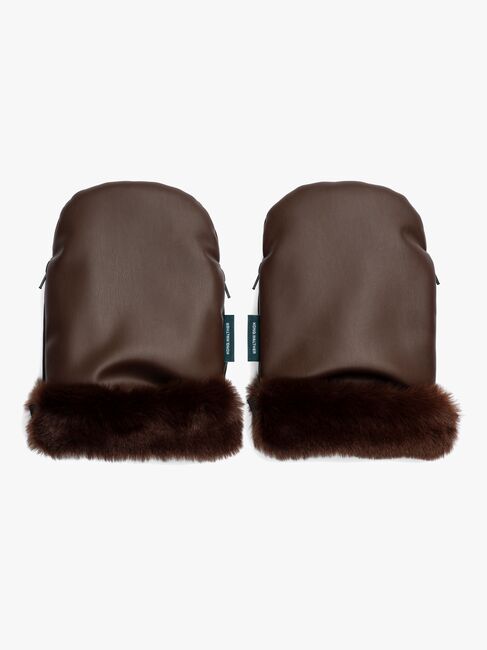 KONG.WALTHER Østerbro Fur Vaunurukkaset, Chocolate Brown