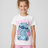 Disney Stitch T-paita + Shortsit Setti, Valkoinen