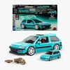 Mattel Brick Shop Hot Wheels Speed Series Rakennussarja Custom ’90 Honda Civic EF 248 Osaa