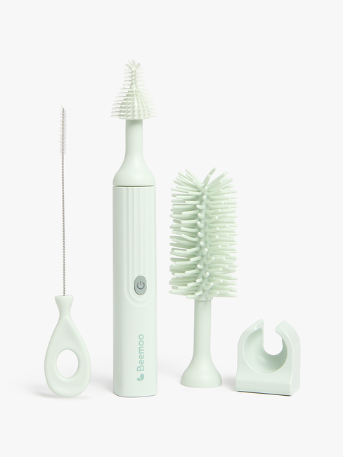 Beemoo CARE Sähköinen Pulloharja Tuttipullolle, Soft Green