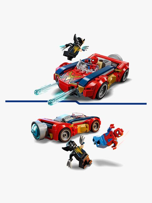 LEGO Super Heroes 76336 Spider-Manin auto vastaan Venomiksi muuttunut Wolverine