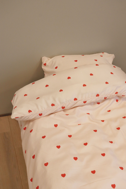 BrandMac Pussilakanasetti 150x210, Hearts