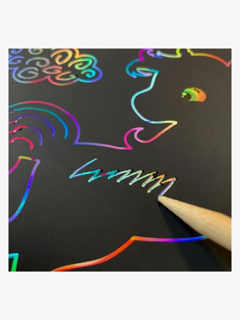 SES Creative Puuhakirja Glitter Yksisarvinen