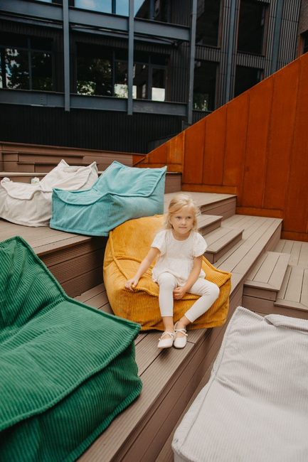 Yappy Kids Yappyhug Säkkituoli, Mustard