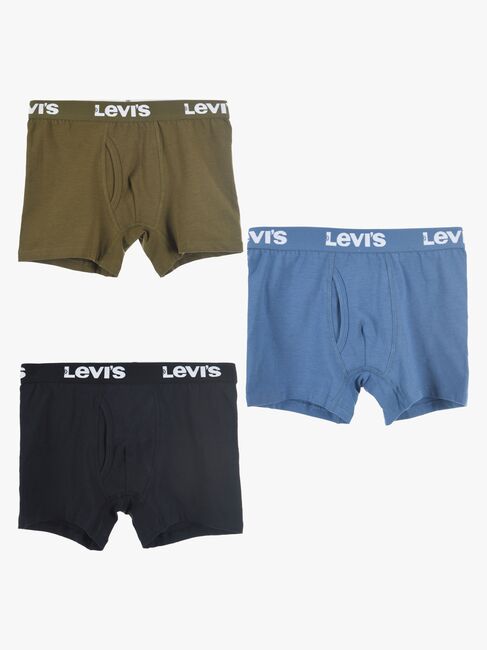 Levi's LHB Boxer Brief Alushousut 3-pack, Black