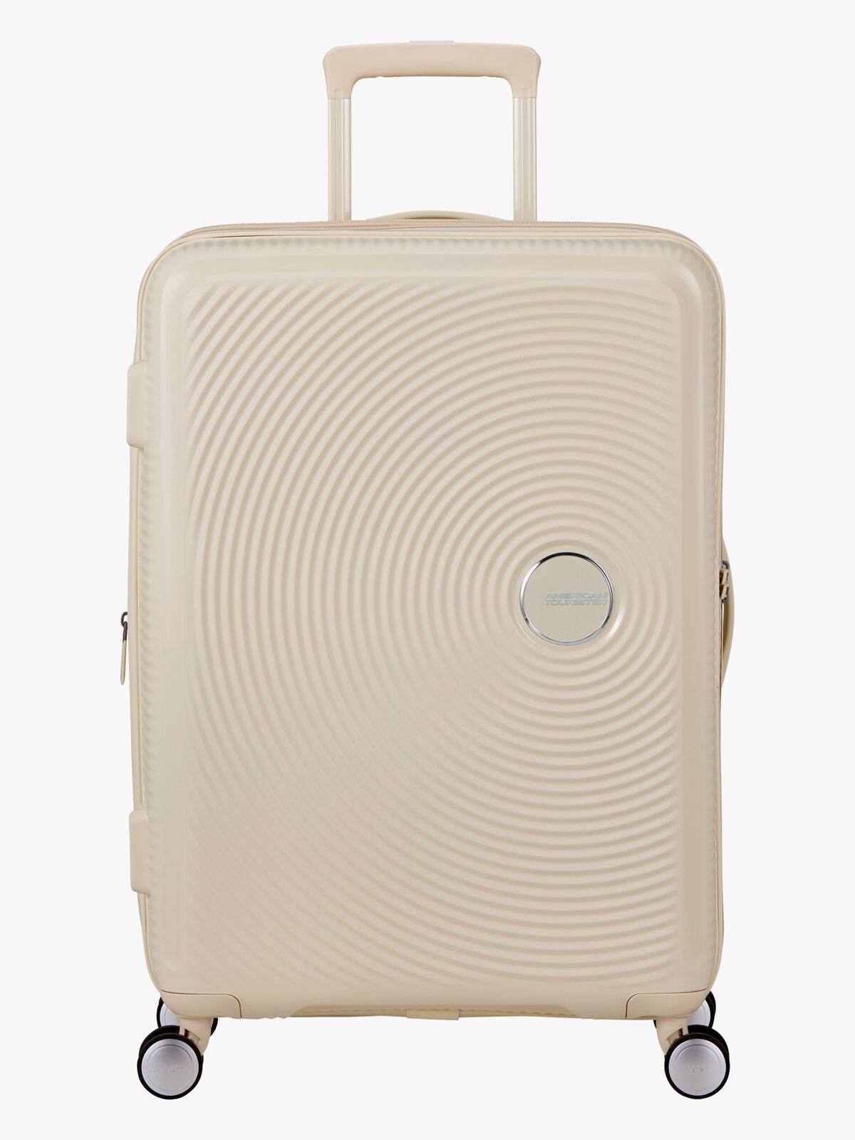 American Tourister Soundbox Spinner Matkalaukku 71,5-81L, Coconut Sand