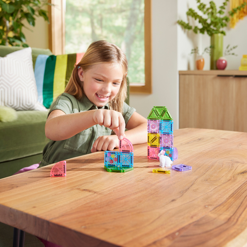 MAGNA-TILES MicroMAGS Matkasetti Spring Garden 24 Osaa