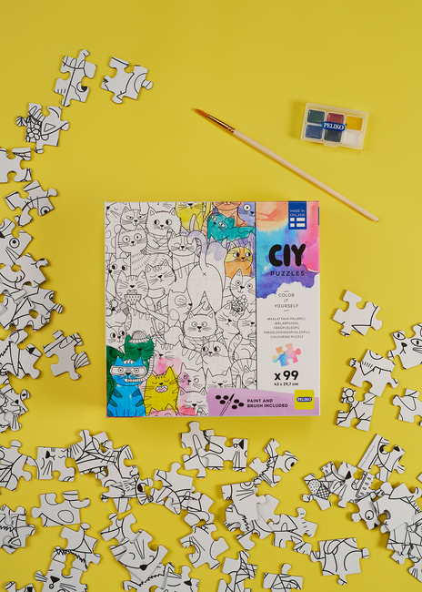 Peliko CIY Palapeli + Vesivärit 99 Lajiteltu