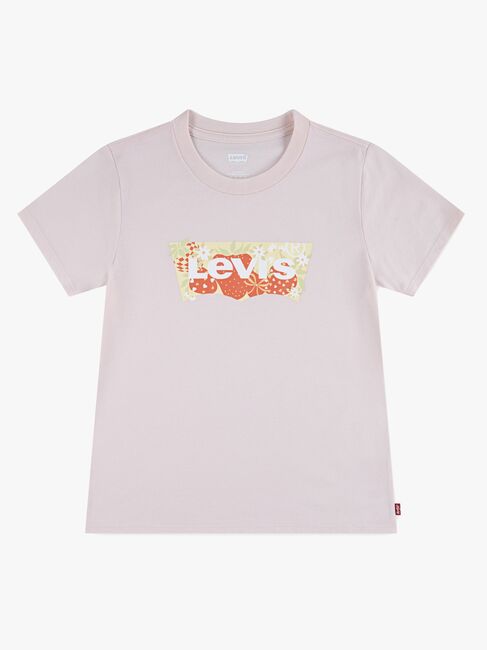 Levi's LVG Strawberry SS Batwing T-paita, Crystal Pink