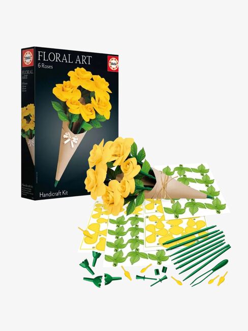 Educa Askartelusetti Ruusut, Keltainen