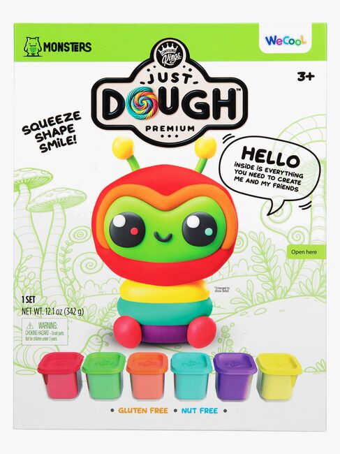 Just Dough Muovailuvaha Alieni 57 g, 6-pack