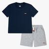 Levi's LVB Batwing T-Shirt & Knit Short Setti, Dress Blue