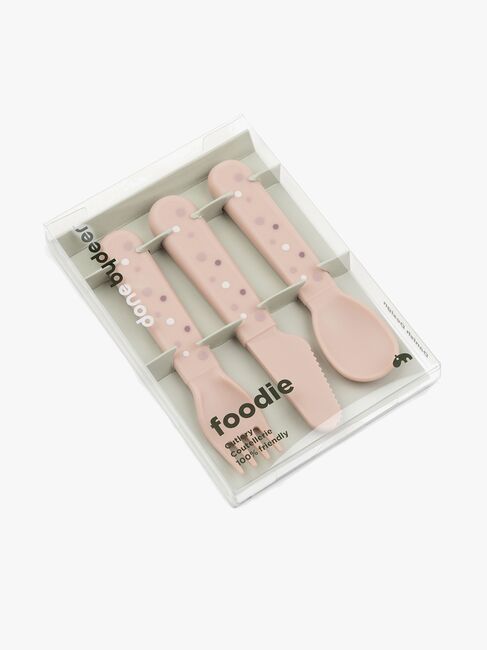 Done By Deer Foodie Aterimet Happy Dots, Vaaleanpunaiset