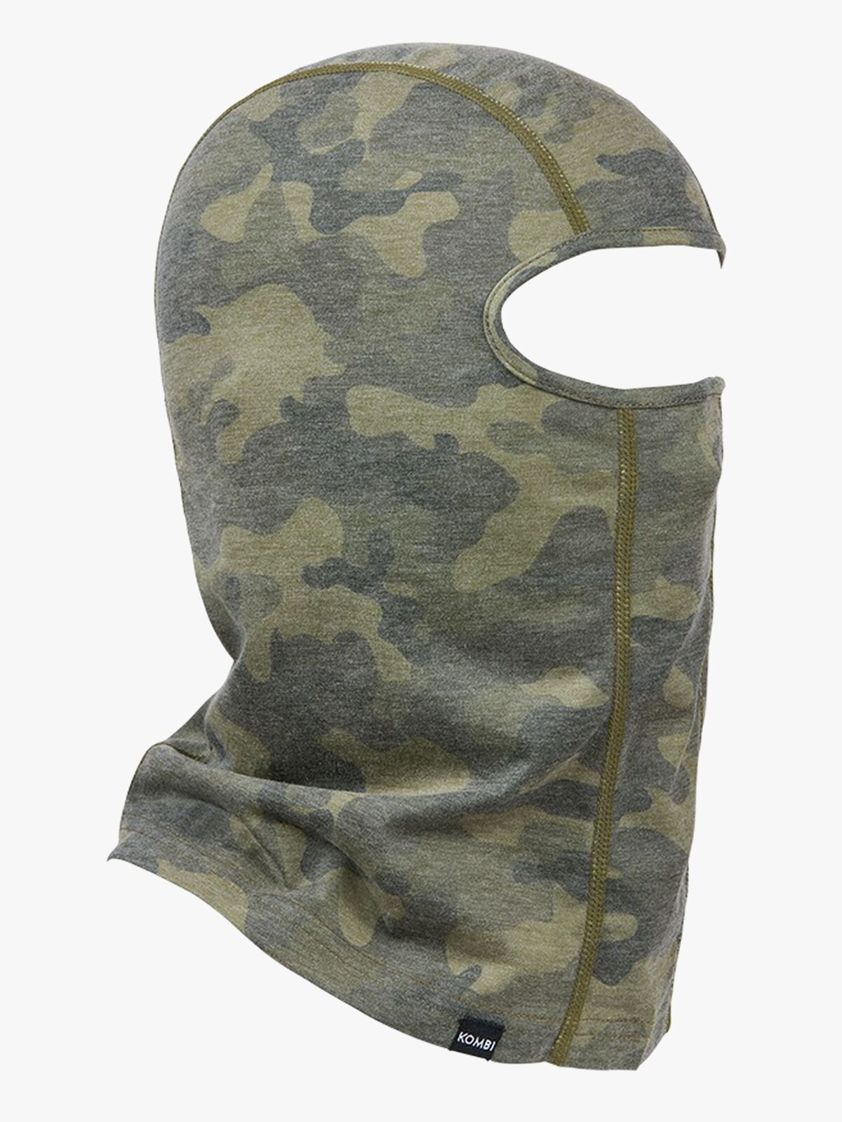 Kombi Merino Kypärämyssy Jr, Khaki Liquid Camo