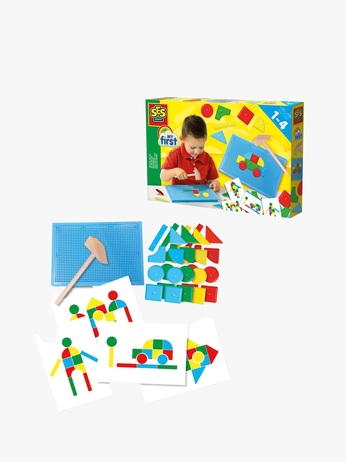 SES Creative Ensimmäinen Askartelusetti Vasaralevy