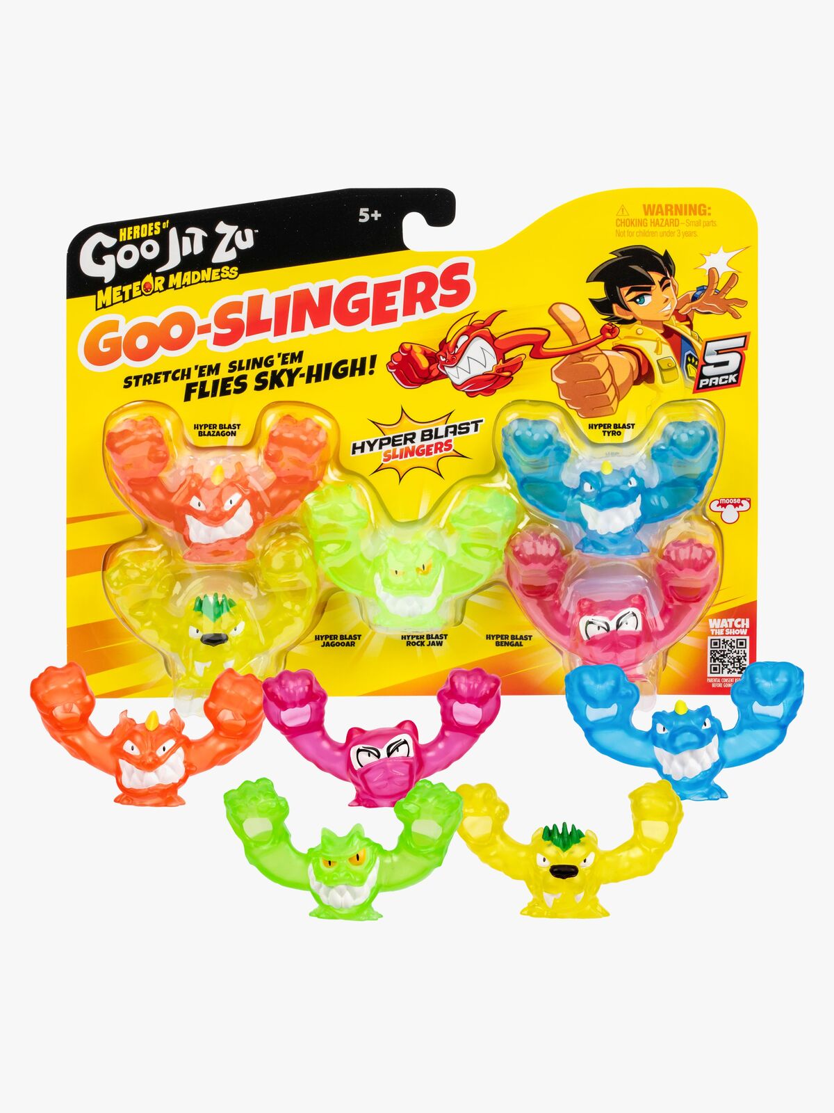Goo Jit Zu Meteor Madness Goo-Slingers Figuurit 5-pack