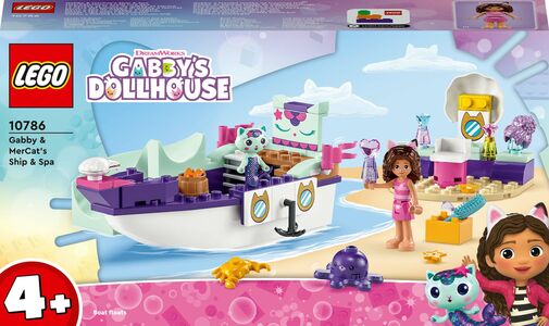 LEGO Gabby's Dollhouse 10786 Gabbyn Ja Merikatin Laiva Ja Kylpylä
