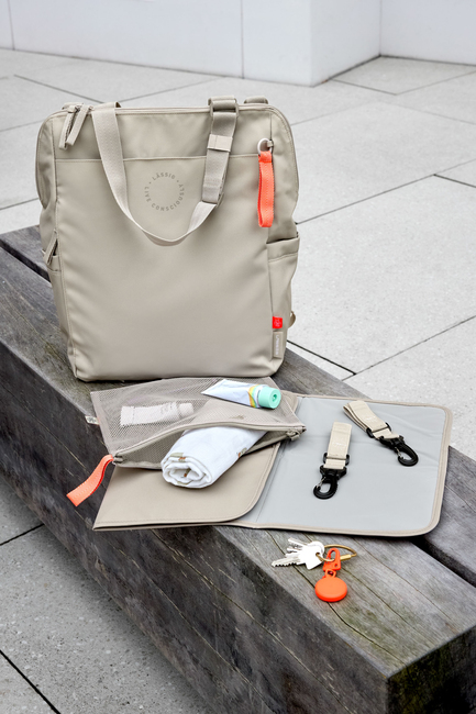 Lässig Conversion Hoitolaukku Reppu, Beige