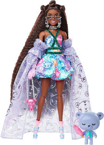 Barbie Extra Fancy Doll Nukke 2 Teddy Bears