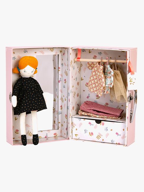 Moulin Roty Matkavaatekaappi + Nukke