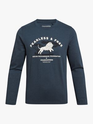 Craghoppers NosiLife Cruz  Hyönteiskarkotin Pitkähihainen Neule, Blue Stone Lion