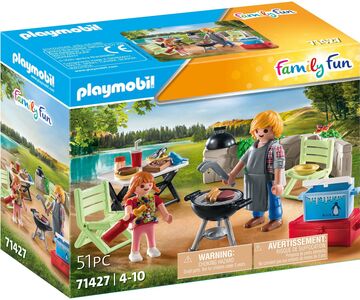 Playmobil 71427 Family Fun Leikkisetti Family Barbecue