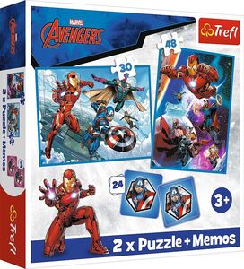 Trefl Marvel Avengers Palapelit 2-in-1 + Muistipeli