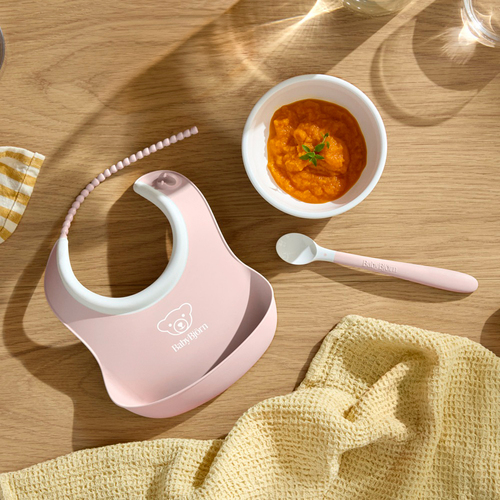 BabyBjörn Kolmiosainen Ruokailusetti, Vaaleanpunainen